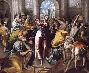 El Greco Christ Driving the Traders from the Temple oil painting on canvas